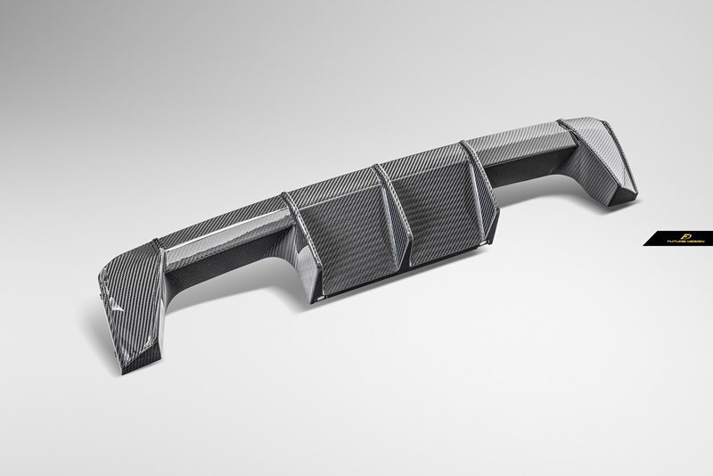 G80M3 G82M4 - MP style carbon rear Diffuser 09
